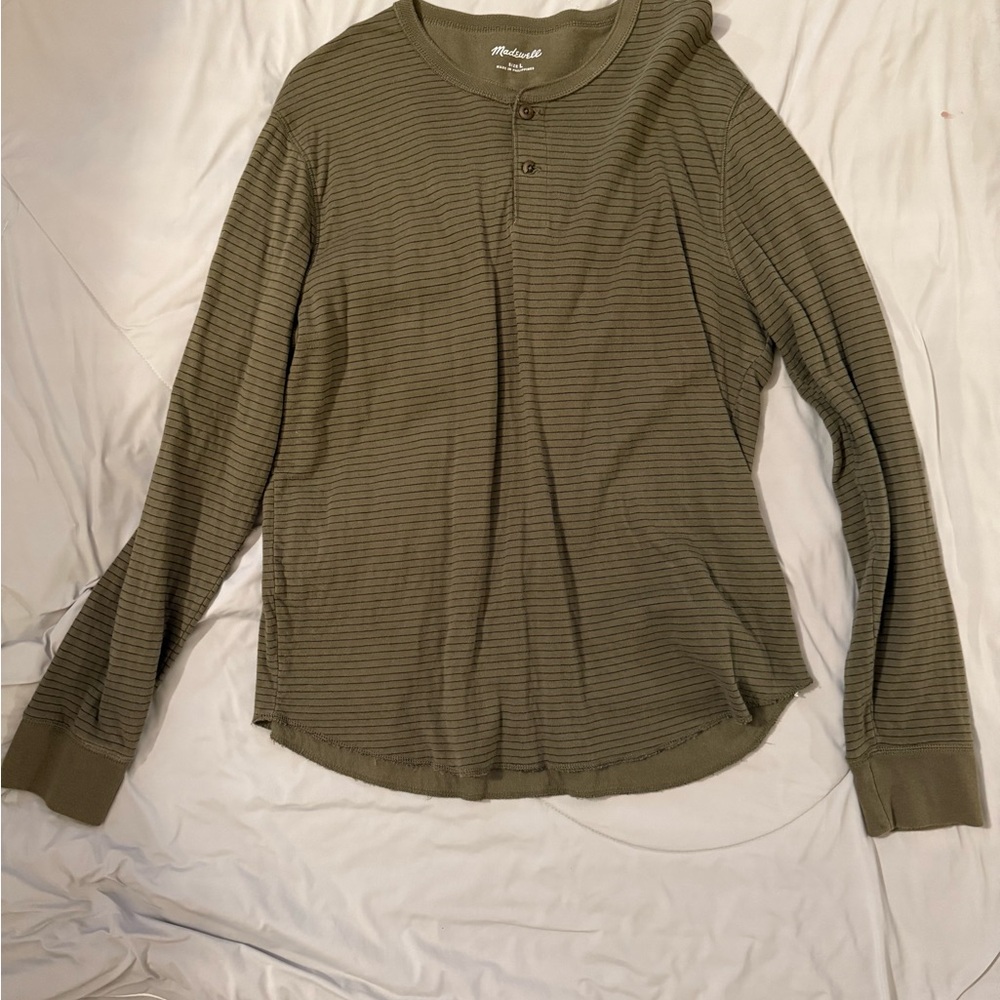 Madewell Green Long Sleeve Tee